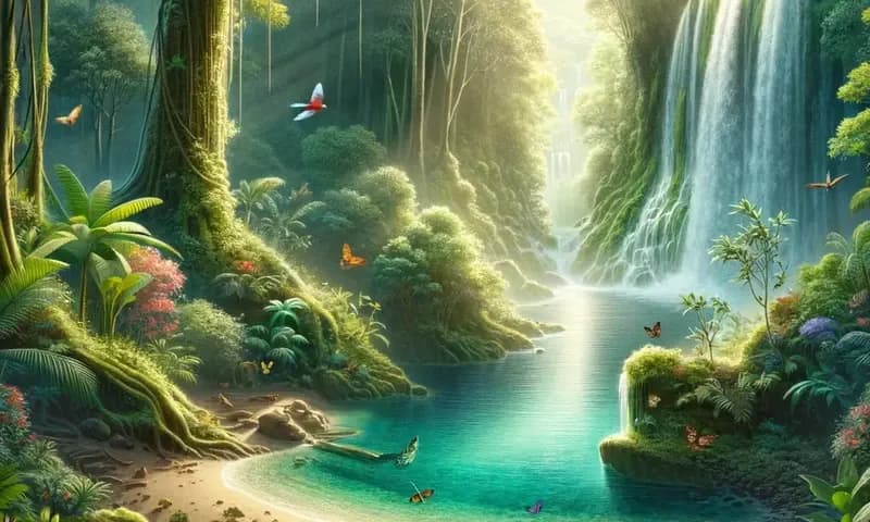 Ilustrasi hidden gem di Indonesia (Foto: PARBOABOA)