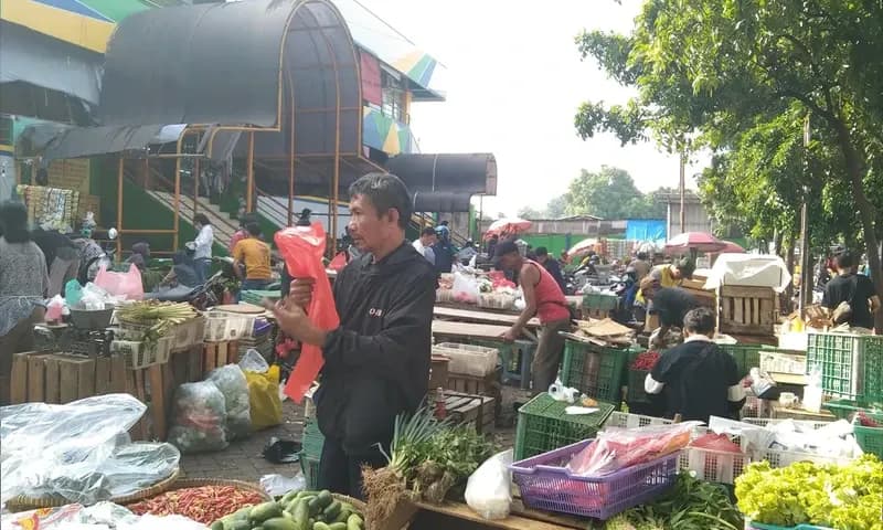 Suasana aktivitas pasar. (Foto: Hildha Nur Aini)