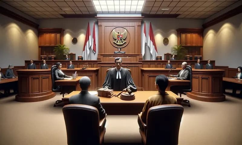 Ilustrasi proses persidangan hukum acara pidana (Foto: Parboaboa/Ratni)