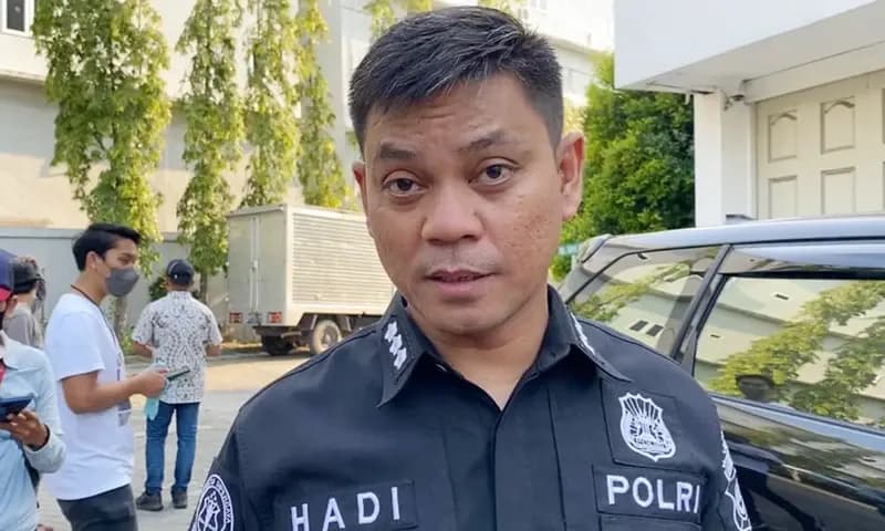 Kabid Humas Polda Sumut Kombes Pol Hadi Wahyudi mengatakan kepolisian akan mengusut laporan dugaan penistaan agama dari DPD Partai Ummat Kota Medan terhadap pengacara Kamaruddin Simanjuntak. (Foto: PARBOABOA/Ilham Pradilla)