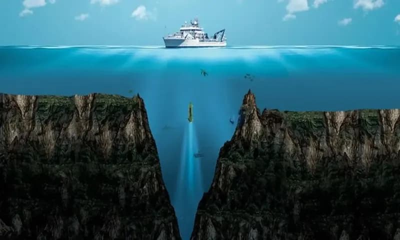 Ilustrasi Palung Mariana (Foto: iStockphoto/DOERS)