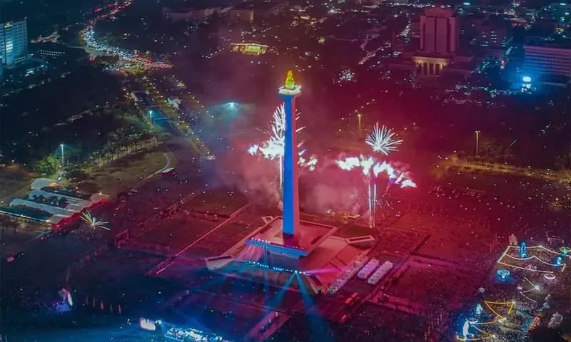 Monumen Nasional (Monas) sebagai salah satu ikon kota Jakarta (Foto: Instagram/@kotajakartapusat)