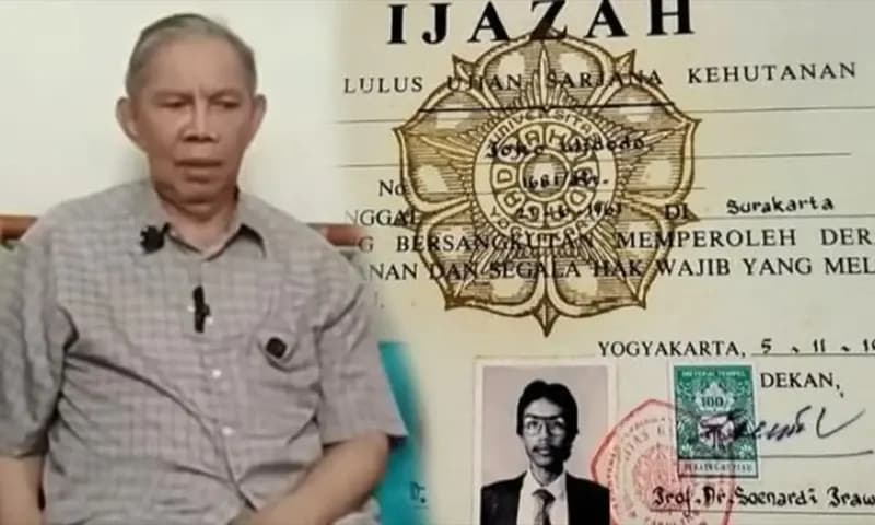 Mantan Rektor UGM Cabut Pernyataan soal Ijazah Jokowi. (Foto: IG/@soloraya)