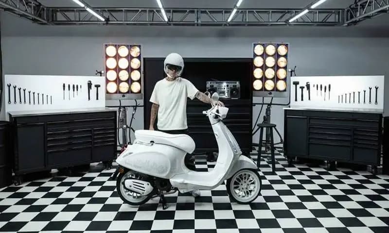 Justin Bieber x Vespa (Foto: Dok. Piaggio)