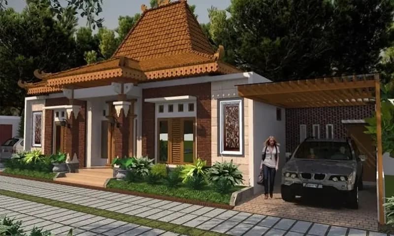 Desain rumah joglo modern, foto: Pinterest.com