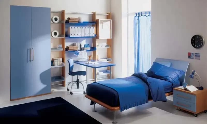 Desain kamar anak lak- laki ukuran 3x3, foto:vcatkayu.net