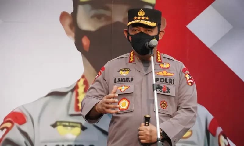 Kapolri Jenderal Pol Listyo Sigit Prabowo perintahkan anak buahnya tangkap Ismail Bolong (Foto: Murianews)