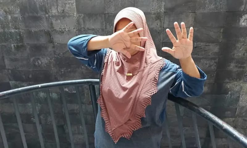 Menolak kekerasan seksual. (Foto: PARBOABOA/P. Hasudungan Sirait)
