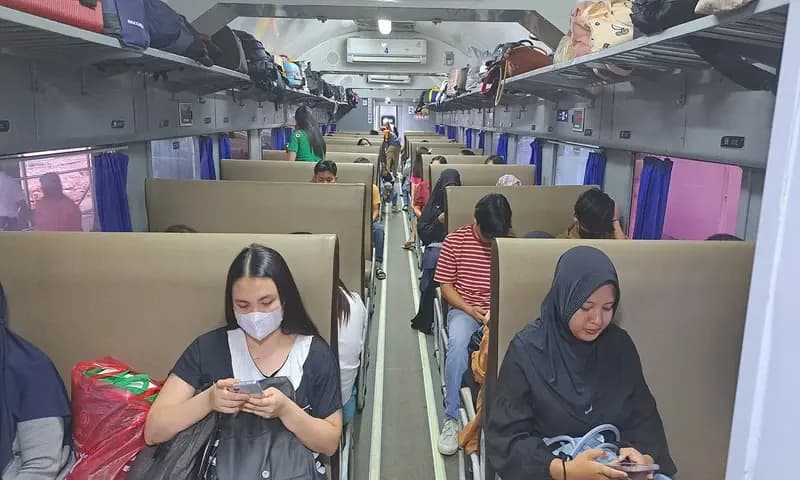 Lebaran 2024 Semakin Dekat, KAI Sumut Sediakan Ratusan Ribu Tiket Jarak Jauh (Foto: Instagram/@PT KAI Divre)