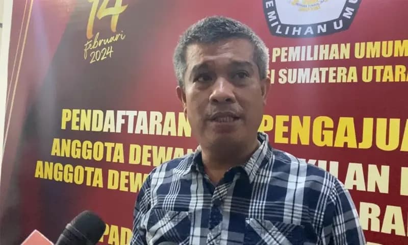 Partai Demokrasi Indonesia Perjuangan (PDIP) dan Partai Nasional Demokrat (Nasdem) mendaftarkan 100 persen bakal calon legislatifnya di komisi pemilihan umum (KPU) Sumut. (Foto: PARBOABOA/Ilham Pradilla)