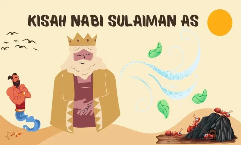 Ilustrasi Kisah Nabi Sulaiman AS Terlengkap (Foto: Canva)