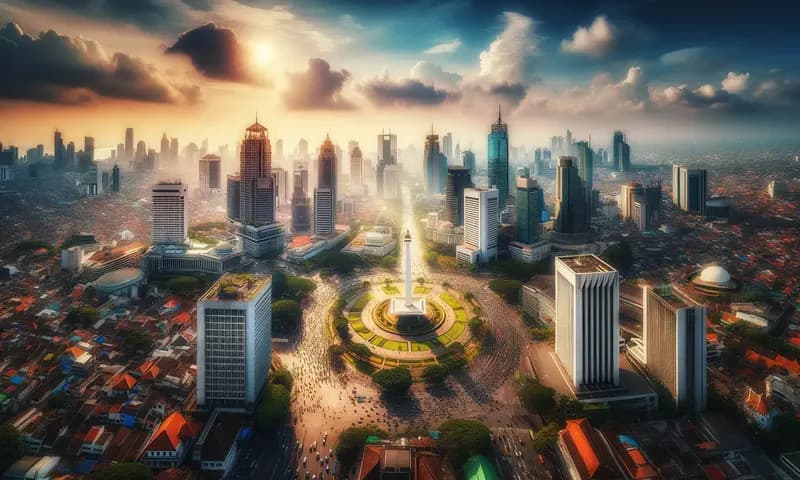 Ilustrasi kota terbesar di Indonesia (Foto: PARBOABOA/Wanovy Hutapea)