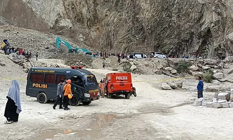 Tragedi Tambang Cirebon: Longsor di Gunung Kuda Telan 13 Korban Jiwa. (Foto: Dok.BNPB)
