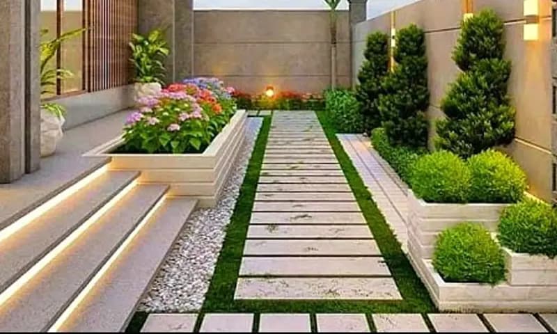 Ide taman depan rumah minimalis lahan sempit (Foto: Youtube/Decor Puzzle