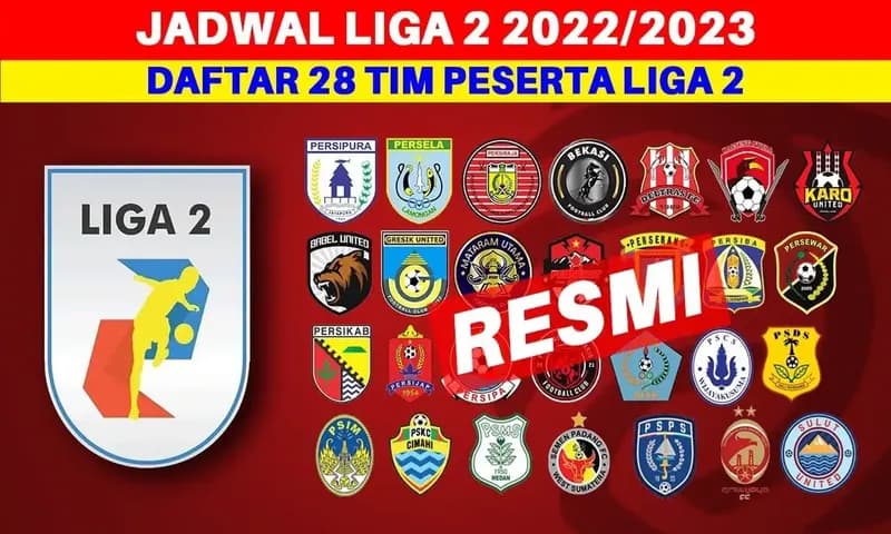 Jadwal dan pembagian grup Liga 2 Indonesia 2022/2023 (Foto: Pikiran Rakyat/Agung Prasetya via You Tube)