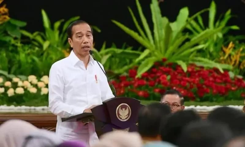 Presiden Joko Widodo (Jokowi) telah mengumumkan desain yang terpilih menjadi logo Ibu Kota Nusantara (IKN) pada Selasa (30/5/2023). Logo tersebut didesain oleh Aulia Akbar dengan tema Pohon Hayat. (Foto: Instagram @jokowi)