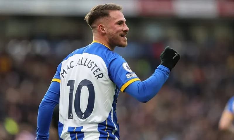Gelandang Brighton, Alexis Mac Allister, sedang menjadi incaran banyak klub setelah membantu Argentina menjadi juara Piala Dunia 2022 di Qatar. (Foto: Instagram/@alemacallister)