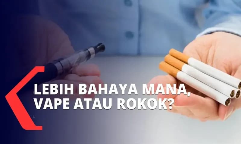 Perbandingan Bahaya Vape dengan Rokok Tembakau (Foto: YouTube.com)