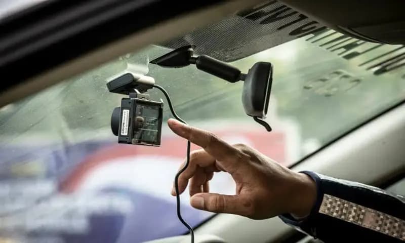 Dalam uji coba selama 30 menit ETLE Mobile Ditlantas Poldasu mencatat 297 pelanggar lalu-lintas pada Minggu. Dok Polda Metro Jaya
