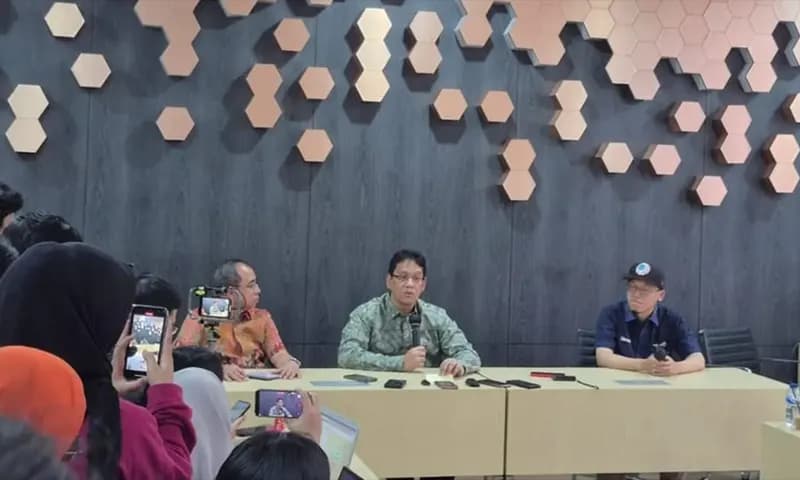 Menteri Keuangan, Purbaya Yudhi Sadewa, dalam media briefing di ruang media, di Kantor Kementerian Keuangan, Jakarta Pusat, Jumat (19/9/2025). (Foto: Dok. Antara)