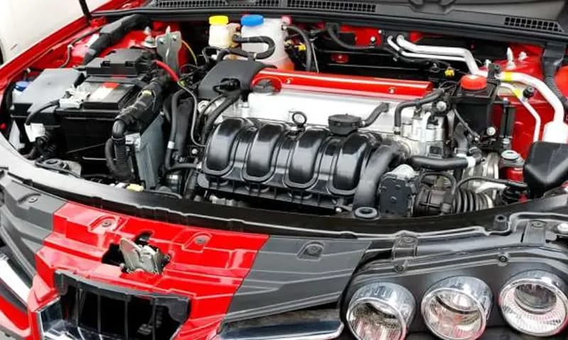 Ilustrasi mesin diesel