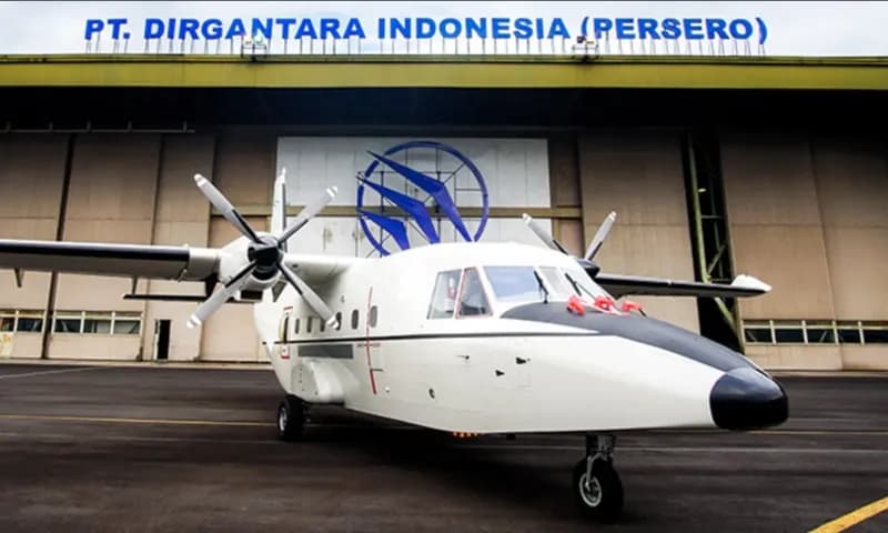NC212 salah satu jenis pesawat yang diproduksi PT Dirgantara Indonesia (PTDI). (Foto: PTDI)