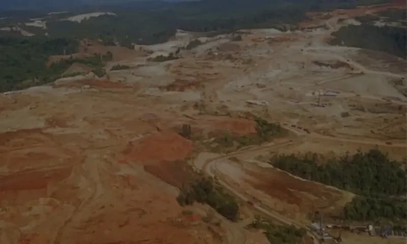 Potret bekas lahan pertambangan nikel. (Foto: Dokemen JATAM)