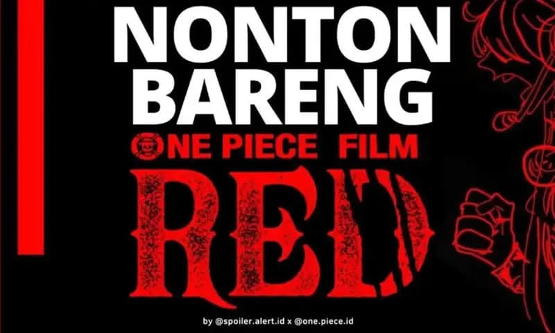 Nobar Film One Piece Red di Jabodetabek (Foto: Instagram/@one.piece.id)