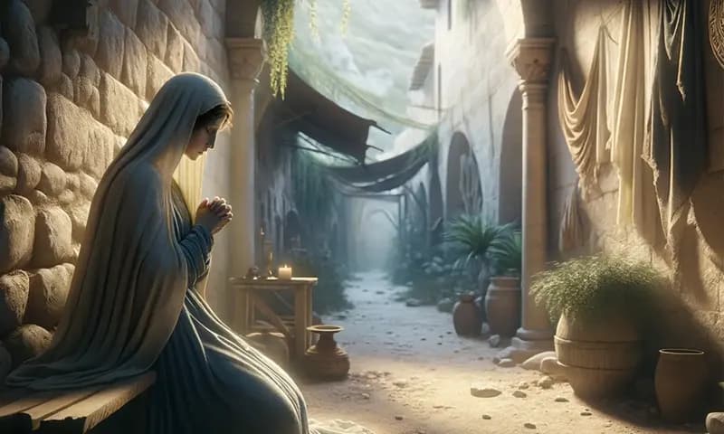Ilustrasi. Doa Novena Tiga Salam Maria (Foto: Parboaboa/Andre)
