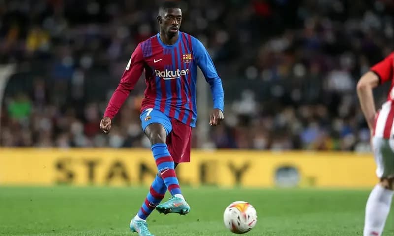 Musim 2022/2023 tidaklah mudah bagi winger Barcelona, Ousmane Dembele. Pemain asal Prancis itu mengalami cedera hamstring pada bulan Januari 2023 dan harus absen membela Barcelona sejak saat itu. (Foto: Instagram/@o.dembele7)