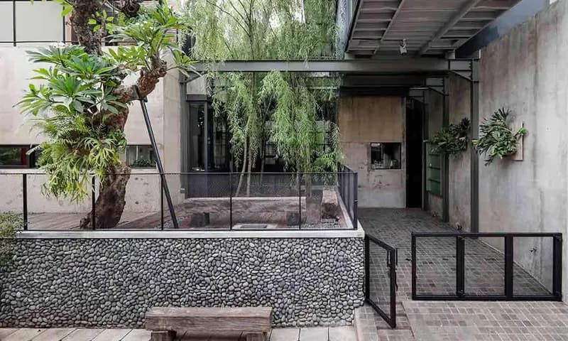 Pagar rumah industrial, foto: Pinterest