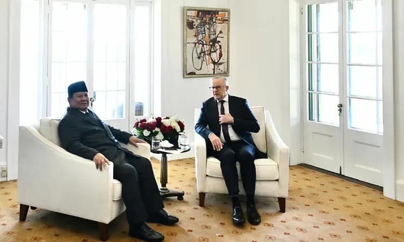 Presiden Prabowo bertemu dengan Perdana Menteri Australia, Anthony Albanese di Kirribilli House, Sydney pada Rabu (12/11/2025) (Foto: dok. Sekretariat Negara)