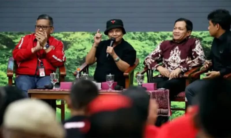 Ketua DPP PDIP Ribka Tjiptaning dalam Sebuah Diskusi (Foto: Dok. Merdeka)