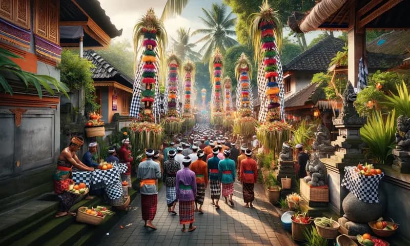 Desa Penglipuran Bali (Foto: PARBOABOA/Wanovy)