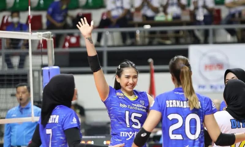 Peraturan permainan bola voli (Instagram/@yollayuliana1515)