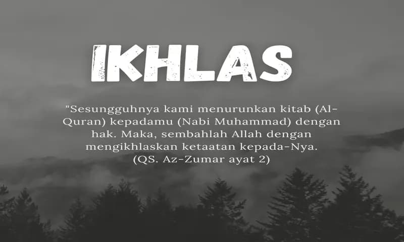 Pengertian Ikhlas (Foto :Parboaboa/Ratni)