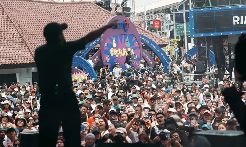 Ribuan penonton memadati panggung Pestapora, Minggu (7/9/2025) (Foto: IG/@pestapora)