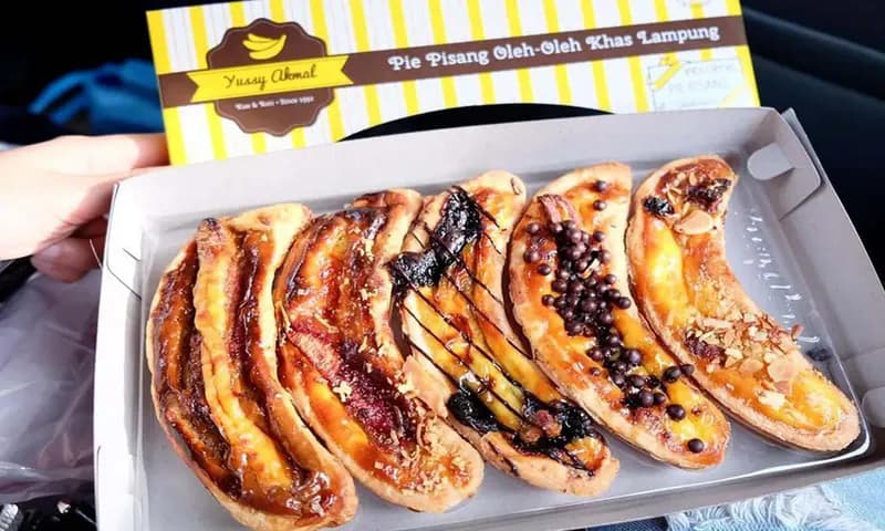 Oleh-oleh khas Lampung Pie Pisang, foto: backpackerlampung.com