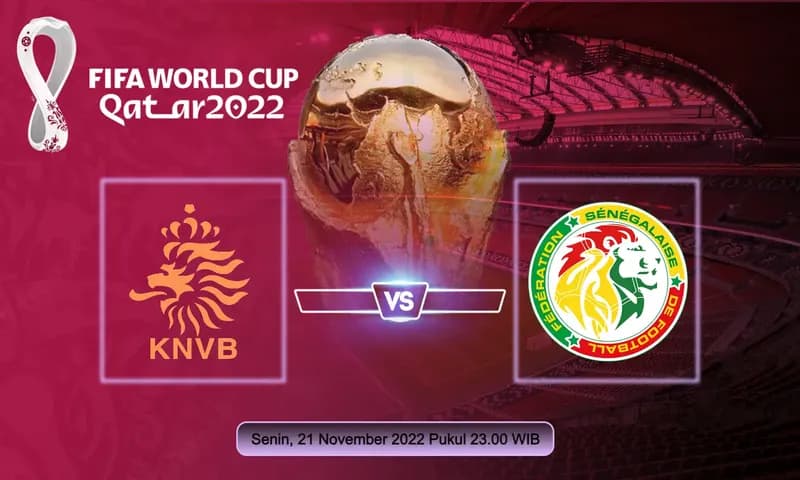 Pertandingan Piala Dunia 2022 Senegal vs Belanda (Foto: Parboaboa/Felix)