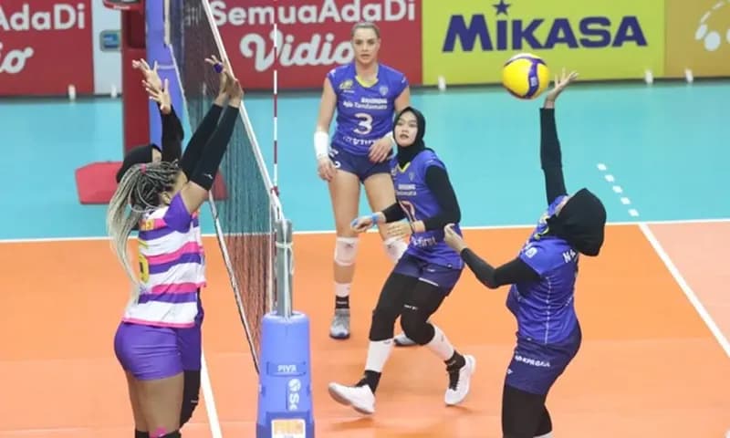 Bandung Bank bjb Tandamata vs Jakarta Mandiri Popsivo Polwan (Foto: dok Proliga)