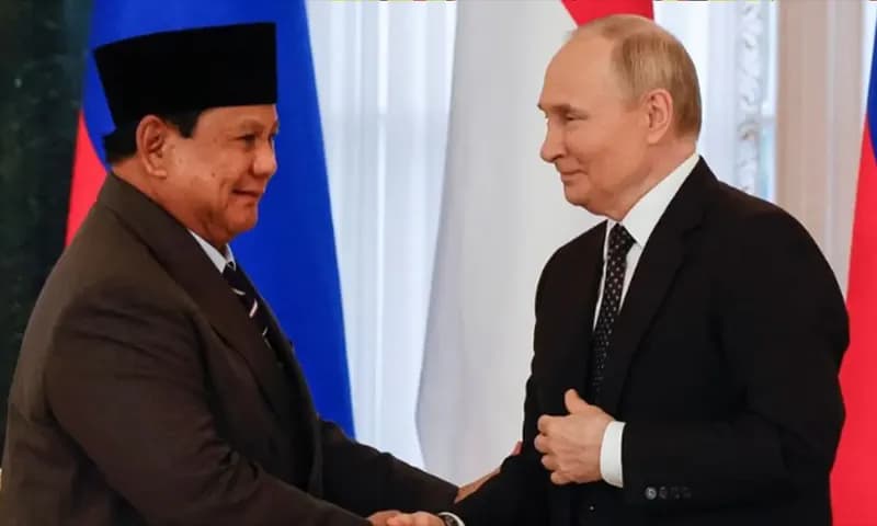 Presiden Prabowo Subianto telah melakukan pertemuan bilateral dengan Presiden Rusia Vladimir Putin, di Istana Konstantinovsky, St. Petersburg, Rusia. (Foto: Dok.REUTERS)