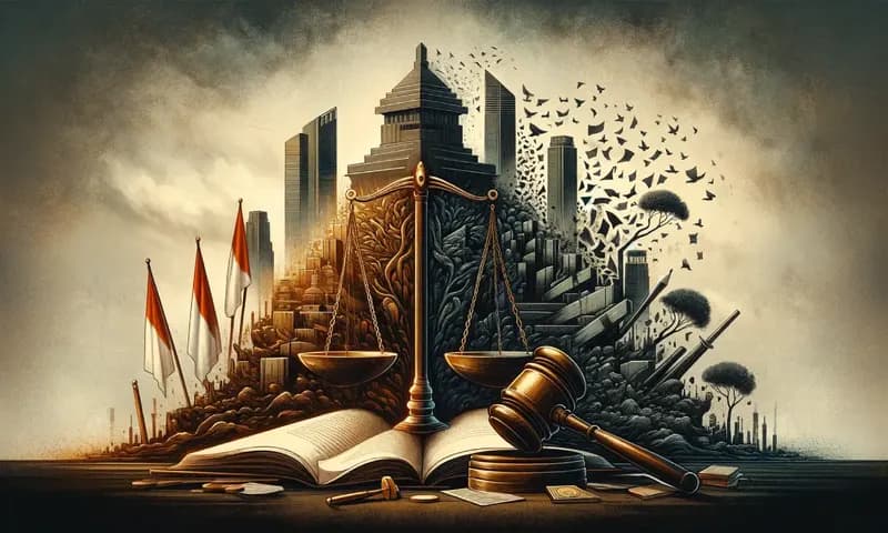 Regresi hukum di Indonesia banyak dipengaruhi oleh kepentingan oligarki. (Foto: PARBOABOA/Atikah Nurul Ummah)