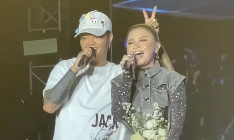 Reza Arap dan Rossa (Foto: Youtube A Live Musik)