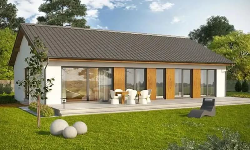 Desain rumah memanjang ke samping, foto: rumah123.com