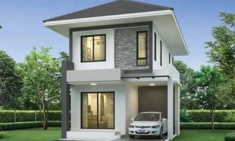 Rumah minimalis lantai 2