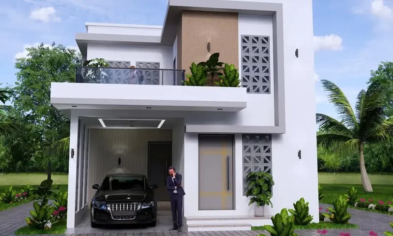 Inspirasi rumah ukuran 7x9 tampak depan, foto: smallhouse-design.com
