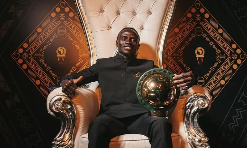 Sadio Mane terpilih sebagai Pemain Terbaik Afrika 2022 (Foto: CAF)
