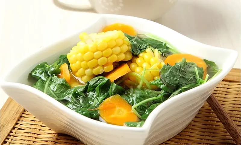 Resep sayur bening bayam (sajiansedap.grid.id)