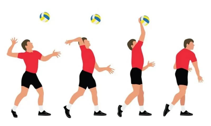 Cara Melakukan Servis Atas Bola Voli (Foto: perpustakaan)