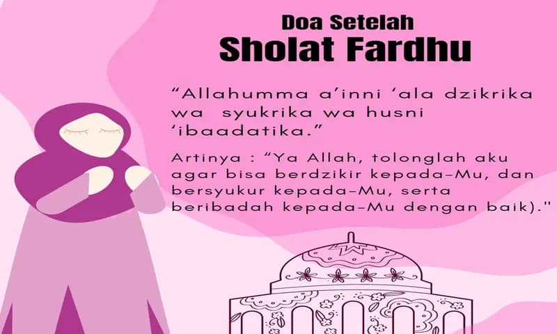 Doa Setelah Sholat Fardhu (Foto: Parboaboa/Ratni)